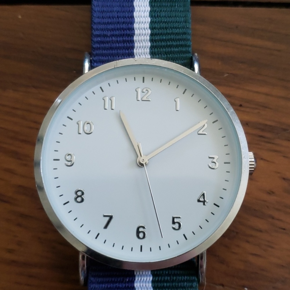 Mens preppy casual watch